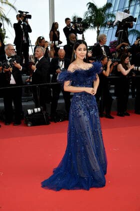75th Cannes Film Festival 2022, Red Carpet Film Mother And Son. Pictured Aseel Omran  Copyright: xSimonexComix xipa-agency.netx xVeneziax2020x