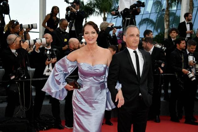 75th Cannes Film Festival 2022, Red Carpet Film Mother And Son. Pictured Natalia Wörner, Heiko Maas  Copyright: xSimonexComix xipa-agency.netx xVeneziax2020x