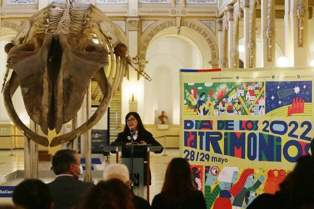 Santiago, May 27, 2022 The National Museum of Natural History located in the district of Quinta Normal, presents the evolutionary history of cetaceans on Heritage Day Mario Ruiz Ministry of Cultures, Arts and Heritage via Aton Chile, Santiago Chile Aton 610701  Copyright: MarioxRuiz MinisterioxdexlasxCulturas,xlasxArtesxyxelxPatrimonioxviaxAtonxChile