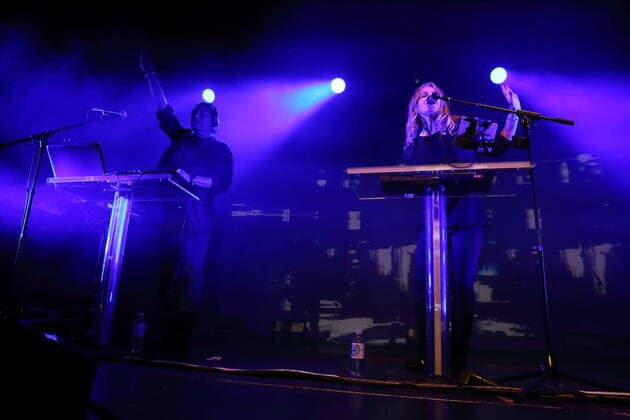 Tommi Eckart and Inga Humpe from the band 2raumwohnung at a concert in the Columbiahalle in Berlin, 27 May 2022 2raumwohnung concert Berlin