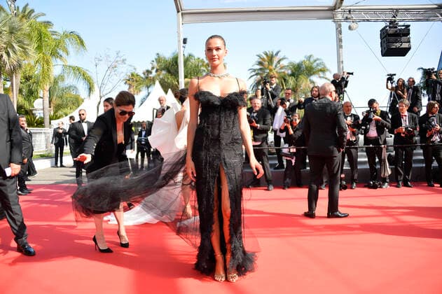 Noel Capri Berry premiere motion picture Mother and Son Un petit frere at the Festival de Cannes 2022 75 Cannes International Film Festival at the Palais des Festivals Cannes May 27 2022