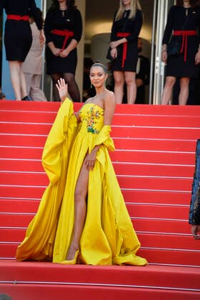 Lais Ribeiro premiere motion picture Mother and Son Un petit frere at the Festival de Cannes 2022 75 Cannes International Film Festival at the Palais des Festivals Cannes May 27 2022