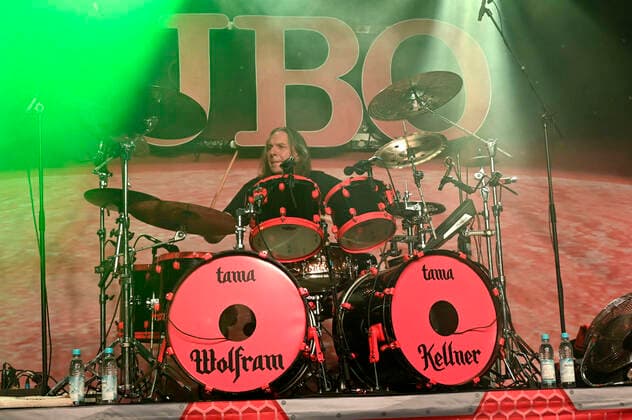Wolfram Kellner of J B O live at a concert of the Planet Pink Tour 2022 at Backstage Munich, 27 05 2022 Foto:xS.xAdamx xFuturexImage