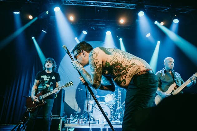 Viagra Boys live in Copenhagen, Denmark Copenhagen, Denmark. 27th, May 2022. The Swedish punk band Viagra Boys performs a live concert at Pumpehuset in Copenhagen. Here vocalist Sebastian Murphy is seen live on stage. Copenhagen Denmark  Copyright: xGonzalesxPhoto NikolajxBransholmx