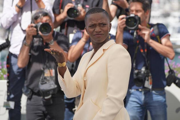 Ahmed Sylla CELEBRITES : 75Ã me Festival de Cannes - Photocall du film Â« Un petit frere Â» - 28 05 2022 NorbertScanella Panoramic 