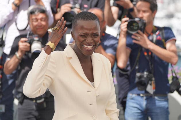 Ahmed Sylla CELEBRITES : 75Ã me Festival de Cannes - Photocall du film Â« Un petit frere Â» - 28 05 2022 NorbertScanella Panoramic 