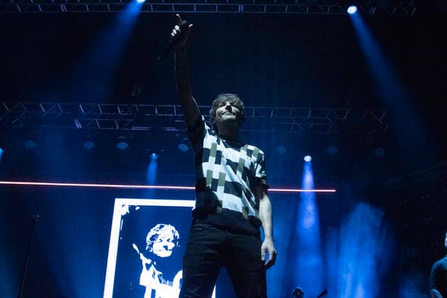 RIO DE JANEIRO, RJ - 27.05.2022: SHOW DE LOUIS TOMLINSON NO RIO DE JANEIRO - The British singer, Louis Tomlinson performed on the night of this Friday (27), at the Jeunesse Arena, in Barra da Tijuca. The singer returns to Brazil with the "Louis Tomlinson World tour", with sold-out tickets and fans camped out at the venue& 39;s door. x2211866x  CarlosxEliasxJunior