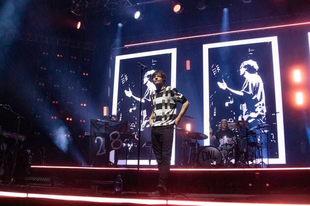 RIO DE JANEIRO, RJ - 27.05.2022: SHOW DE LOUIS TOMLINSON NO RIO DE JANEIRO - The British singer, Louis Tomlinson performed on the night of this Friday (27), at the Jeunesse Arena, in Barra da Tijuca. The singer returns to Brazil with the "Louis Tomlinson World tour", with sold-out tickets and fans camped out at the venue& 39;s door. x2211869x  CarlosxEliasxJunior