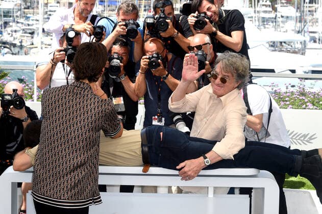 75th Cannes film festival 2022, Photocall film Mascarade. Pictured: Nicolas Bedos, Pierre Niney, Francois Cluzet  Copyright: xAlbertoxTerenghi Cannesx2022x xix xVenezia2020x