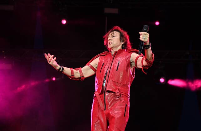 May 28, 2022, FLORENCE, Italy: Italian singer-songwriter and musician, Gianna Nannini, performs on stage during her concert at the Artemio Franchi stadium in Florence, Italy, 28 May 2022..ANSA CLAUDIO GIOVANNINI FLORENCE Italy  - ZUMAa110 20220528_zaf_a110_100 Copyright: xClaudioxGiovanninix