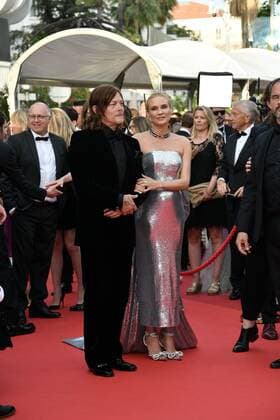 Carmen Bsaibes75th Cannes Film Festival 2022, Red Carpet Closing Ceremony. Pictured Norman Reedus, Diane Kruger  Copyright: xSimonexComix xipa-agency.netx xVeneziax2020x