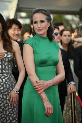 Carmen Bsaibes75th Cannes Film Festival 2022, Red Carpet Closing Ceremony. Pictured Andie MacDowell  Copyright: xSimonexComix xipa-agency.netx xVeneziax2020x