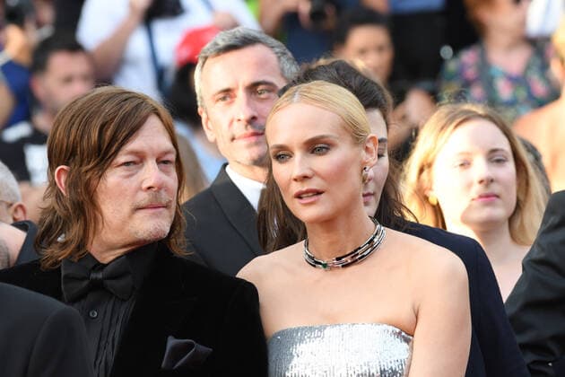 75th Cannes Film Festival 2022, red carpet Closing Ceremony Pictured: Norman Reedus, Diane Kruger  Copyright: xManuelexMangiarottix xipa-agencyx xVeneziax2020x