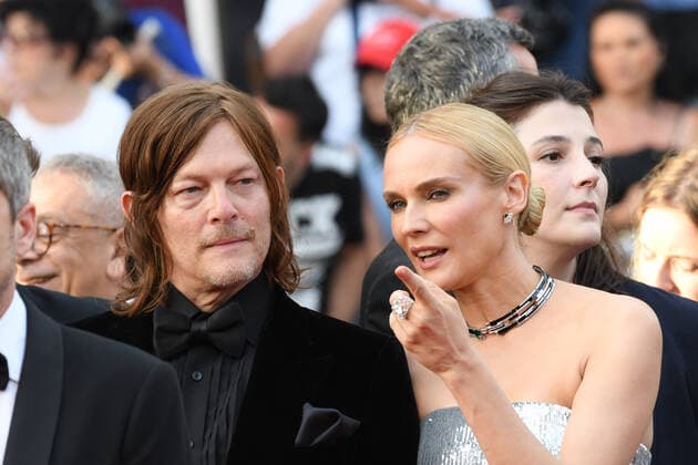 75th Cannes Film Festival 2022, red carpet Closing Ceremony Pictured: Norman Reedus, Diane Kruger  Copyright: xManuelexMangiarottix xipa-agencyx xVeneziax2020x