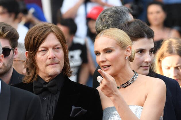 75th Cannes Film Festival 2022, red carpet Closing Ceremony Pictured: Norman Reedus, Diane Kruger  Copyright: xManuelexMangiarottix xipa-agencyx xVeneziax2020x
