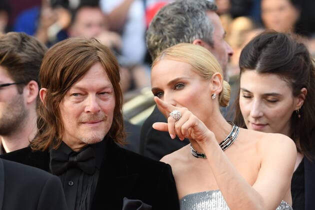 75th Cannes Film Festival 2022, red carpet Closing Ceremony Pictured: Norman Reedus, Diane Kruger  Copyright: xManuelexMangiarottix xipa-agencyx xVeneziax2020x