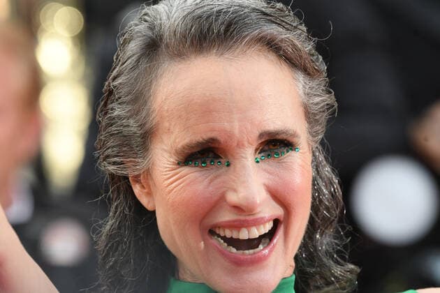 75th Cannes Film Festival 2022, red carpet Closing Ceremony Pictured: Andie MacDowell  Copyright: xManuelexMangiarottix xipa-agencyx xVeneziax2020x