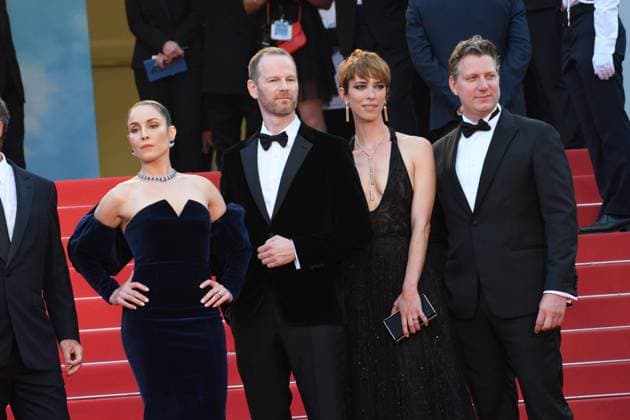 75th Cannes Film Festival 2022, red carpet Closing Ceremony Pictured: Noomi Rapace, Rebecca Hall, Jeff Nichols  Copyright: xManuelexMangiarottix xipa-agencyx xVeneziax2020x