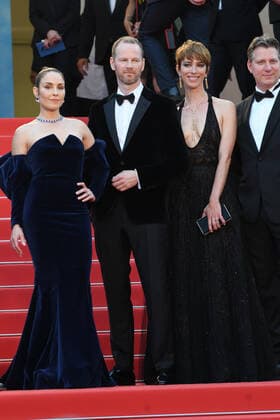 75th Cannes Film Festival 2022, red carpet Closing Ceremony Pictured: Noomi Rapace, Rebecca Hall, Jeff Nichols  Copyright: xManuelexMangiarottix xipa-agencyx xVeneziax2020x