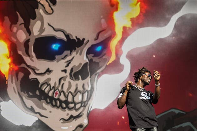 Entertainment Themen der Woche KW21 BottleRock Festival in Napa Valley May 27, 2022, Napa, CA, USA: SAINt JHN performs during the 2022 BottleRock Napa Valley at Napa Valley Expo on May 27, 2022 in Napa, California. Napa USA - ZUMAs181 20220527_zea_s181_163 Copyright: xImagespacex
