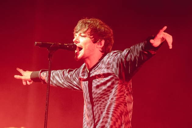 SÃO PAULO, SP - 28.05.2022: LOUIS TOMLINSON EM SÃO PAULO - British singer Louis Tomlinson performed at Espaço Unimed in São Paulo on Saturday night (28) in the first of two performances in São Paulo. The shows were originally scheduled for 2020 but were postponed due to the Covid-19 pandemic. x2212381x  YurixMurakami