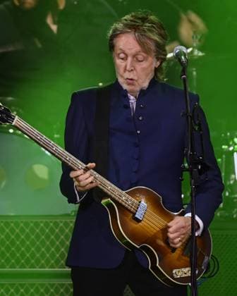 Paul McCartney and his band perform at the Camping World Stadium in Orlando, Florida on Saturday, May 28, 2022.  ORP20220528017 JOExMARINO