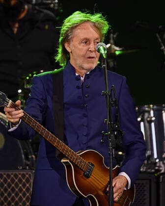 Paul McCartney and his band perform at the Camping World Stadium in Orlando, Florida on Saturday, May 28, 2022.  ORP20220528015 JOExMARINO