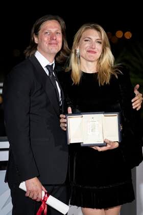 IPP Photo Daniele Cifala™ Cannes 28 05 2022 Palme D Or Winner Photocall The 75th Annual Cannes Film Festival in the photo Belgian film director Felix Van Groeningen and Belgian director Charlotte Vandermeersch Italy Photo Press World Copyright  0
