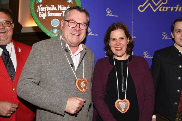 Josef Schmid MdL Verena Dietl Mayor Munich 29 05 2011 Wirtshaus im Schlachthof Narrhalla Sigi Sommertaler Award 2022 Munich