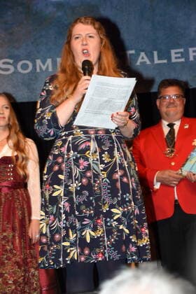 Laudator Franziska Wanninger Cabaret artist Munich 29 05 2011 Wirtshaus im Schlachthof Narrhalla Sigi Sommertaler Award 2022 Munich