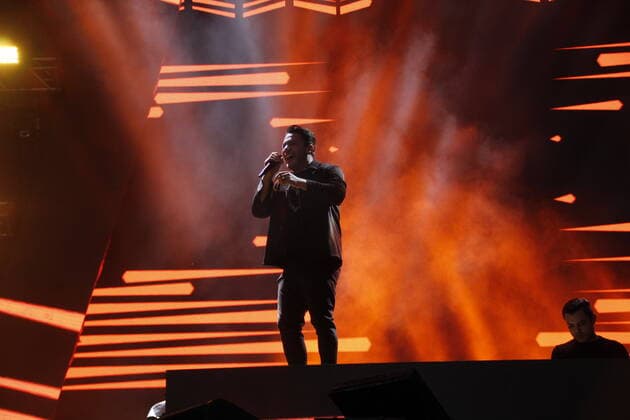 May 29, 2022, Pinhais, Parana, Brazil: Singer Wesley Safadao performs during the Curitiba Country Music Festival, held at Expotrade Convencion Center, in Pinhais, metropolitan region of Curitiba, on Sunday (29).  Copyright: xEdsonxdexSouzax