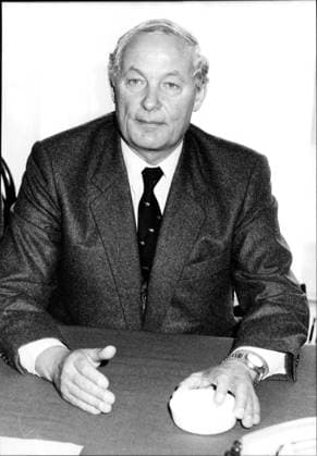 Ludwig A. Rehlinger Die Aufnahme zeigt den Staatssekretär Ludwig A. Rehlinger, vom Bundesminister für innerdeutsche Beziehungen., Copyright: UnitedxArchivesxSvenxSimon Nur redaktionelle Nutzung. Editorial usage only. UnitedArchivesIMS_3222832F EDITORIAL USE ONLY