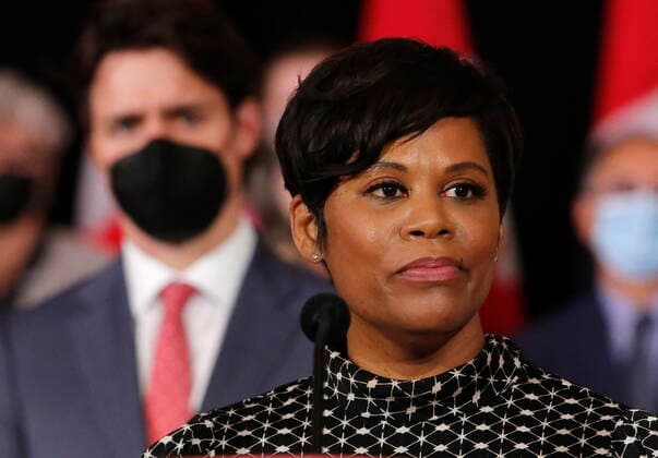 May 30, 2022, Ottawa, ON, Canada: Women, Gender Equality and Youth Minister Marci Ien announces new gun control legislation in Ottawa on Monday, May 30, 2022. Ottawa Canada  - ZUMAc35_ 20220530_zaf_c35_124 Copyright: xPatrickxDoylex