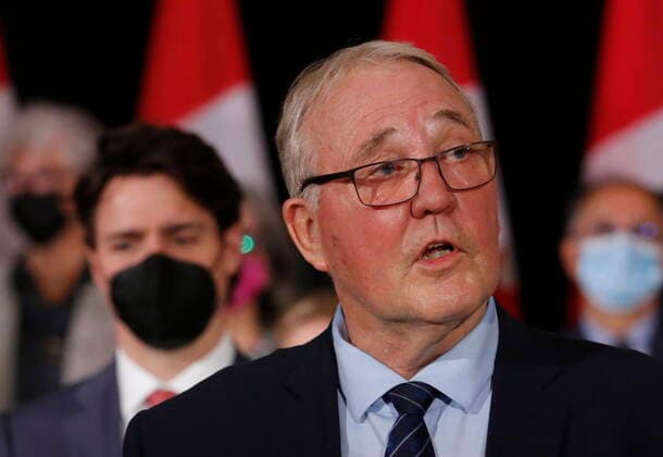May 30, 2022, Ottawa, ON, Canada: Emergency Preparedness Minister Bill Blair announces new gun control legislation in Ottawa on Monday, May 30, 2022. Ottawa Canada  - ZUMAc35_ 20220530_zaf_c35_125 Copyright: xPatrickxDoylex