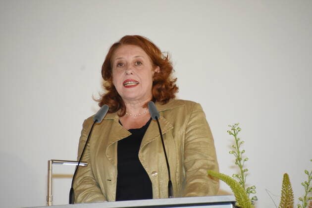Luise Kinseher, Laudator Cabaret artist Munich 30 05 2022 Old Town Hall Award of the Dieter Hildebrandt Prize 2022 to Severin Groebner Munich