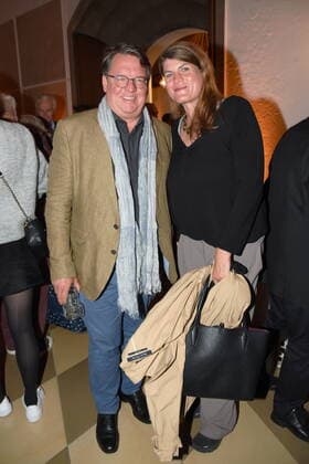 Helmut Schleich Cabaret artist Claudia Stamm Munich 30 05 2022 Old Town Hall Award of the Dieter Hildebrandt Prize 2022 to Severin Groebner Munich