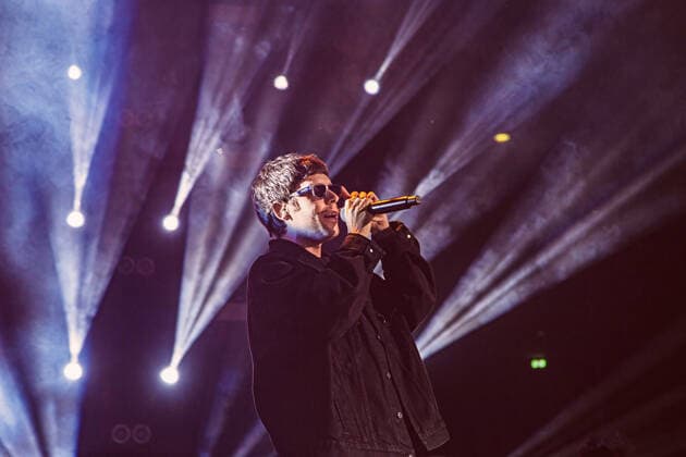 May 30, 2022, Rome, Italy: Flavio Bruno Pardini professionally known as Gazzelle performs with his band at a sold out show at Palazzo dello Sport in Rome. Rome Italy - ZUMAs197 20220530_zaa_s197_183 Copyright: xValeriaxMagrix