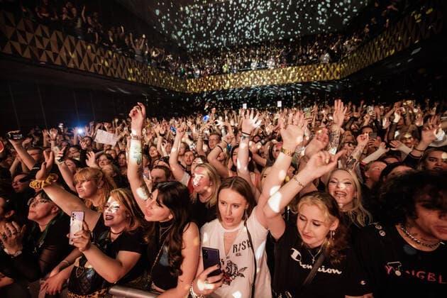 Yungblud live in Copenhagen, Denmark Copenhagen, Denmark. 30th, May 2022. Concert goers seen at a live concert with the English singer Yungblud at VEGA in Copenhagen. Copenhagen Denmark  Copyright: xGonzalesxPhoto PeterxTroestx