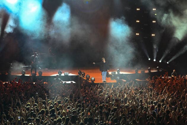 Gazzelle 2022 Gazzelle during the Concert Gazzelle 2022 at PalaEur on 30th May, 2022 in Rome, Italy. Rome Italy  Copyright: xDomenicoxCippitellix originalFilename: livemedia-gazzelle220530_npThf.jpg