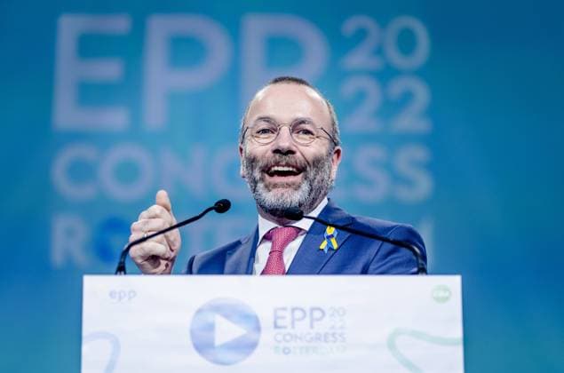 2022-05-31 21:03:38 ROTTERDAM - Manfred Weber (EPP president-elect) during the first day of the EPP congress in Ahoy Rotterdam. The EPP Congress is organized by the European People s Party (EPP), the political family of the Christian Democrats in Europe. ANP SEM VAN DER WAL netherlands out - belgium out *** 2022 05 31 21 03 38 ROTTERDAM Manfred Weber EPP president elect during the first day of the EPP congress in Ahoy Rotterdam The EPP Congress is organized by the European People s Party EPP , the political family of the Christian Democrats in Europe ANP SEM VAN DER WAL netherlands out belgium out  Copyright: xx x449605690x originalFilename: 449605690.jpg