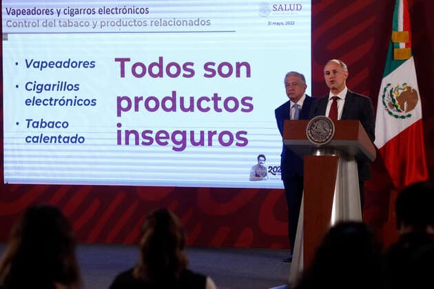 May 31, 2022, Mexico City, Mexico City, Mexico: MexicoÃ¢â‚¬â ¢s Health Deputy Minister Hugo Lopez-Gatell speaks during the Mexican President Lopez Obrador daily morning press conference at National Palace. On May 31, 2022 In Mexico City, Mexico. Mexico City Mexico - ZUMAe321 20220531_zia_e321_051 Copyright: xLuisxBarronx xEyepixxGroupx