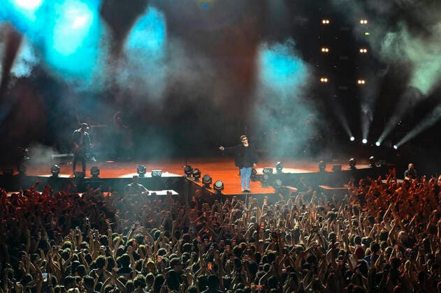 Gazzelle 2022 Gazzelle during the Concert Gazzelle 2022 at PalaEur on 30th May, 2022 in Rome, Italy. Rome Italy Italy Copyright: (C)DomenicoxCippitelli,x(C)xDomenicoxCippitelli