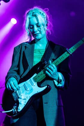 Men I Trust live in Copenhagen, Denmark Copenhagen, Denmark. 01st, June 2022. The Canadian indie pop band Men I Trust performs a live concert at VEGA in Copenhagen. Here singer, songwriter and musician Emmanuelle Proulx is seen live on stage. Copenhagen Denmark  Copyright: xGonzalesxPhoto ErlingxBrodersenx