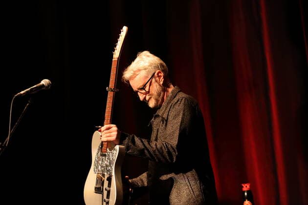 Billy Bragg at a concert at Heimathafen Neukölln in Berlin, 1 June 2022 Billy Bragg concert Berlin