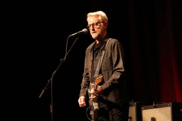 Billy Bragg at a concert at Heimathafen Neukölln in Berlin, 1 June 2022 Billy Bragg concert Berlin