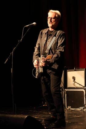 Billy Bragg at a concert at Heimathafen Neukölln in Berlin, 1 June 2022 Billy Bragg concert Berlin