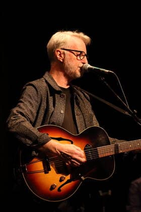 Billy Bragg at a concert at Heimathafen Neukölln in Berlin, 1 June 2022 Billy Bragg concert Berlin