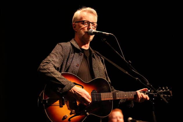Billy Bragg at a concert at Heimathafen Neukölln in Berlin, 1 June 2022 Billy Bragg concert Berlin