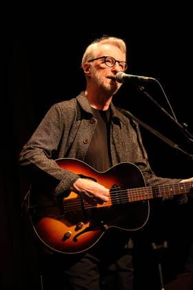Billy Bragg at a concert at Heimathafen Neukölln in Berlin, 1 June 2022 Billy Bragg concert Berlin