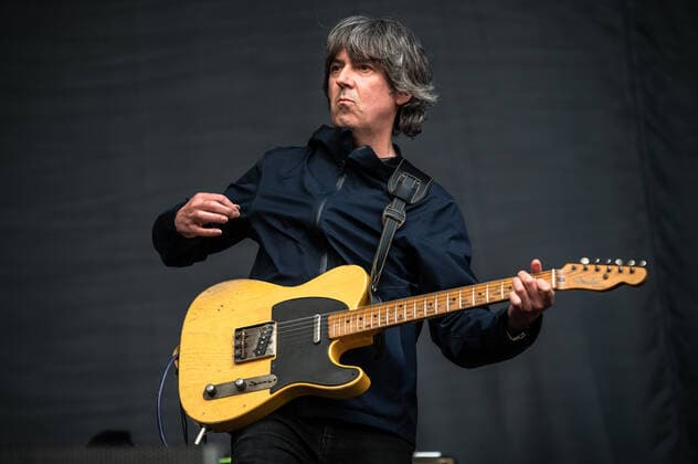 The Charlatans perform at the Etihad Stadium in Manchester on June 1st, 2022 where they are supporting Liam Gallagher on his UK Stadium tour. Featuring: Mark Collins Where: Manchester, United Kingdom When: 01 Jun 2022 Credit: Graham Finney Cover Images Copyright: xx 51625149 EDITORIAL USE ONLY. NOT FOR USE BY NEWSPAPERS BASED IN THE UK.